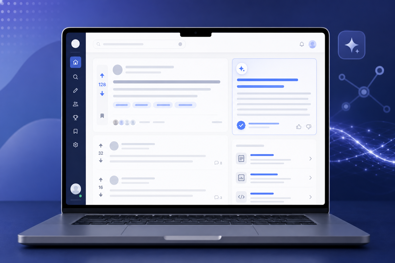 KlaritiQ - AI-assisted community Q&A